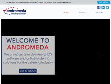 Tablet Screenshot of andromedapos.com